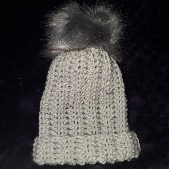 🌻HP🌻Handmade Crochet Baby Blanket & Hat Set - Picture 3 of 7